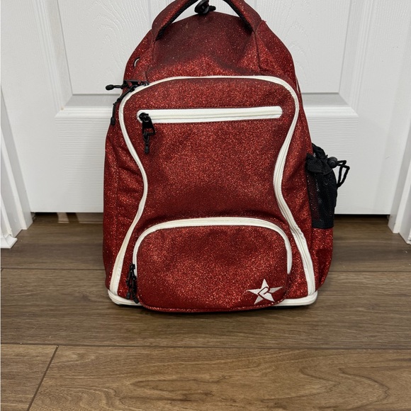 Glittery Red Rebel Athletic Large Backpack TONS OF STORAGE! ❤️ Cheer Backpack 🎒